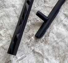 NIKA series 12" cast bronze handle, various finishes.