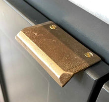 PYRA series, 3" edge pull, various finishes.