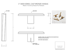 SKEW series 3" handle