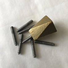 hanger bolt to turn knob into a hook 