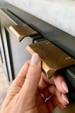 PYRA series, 3" edge pull, various finishes.