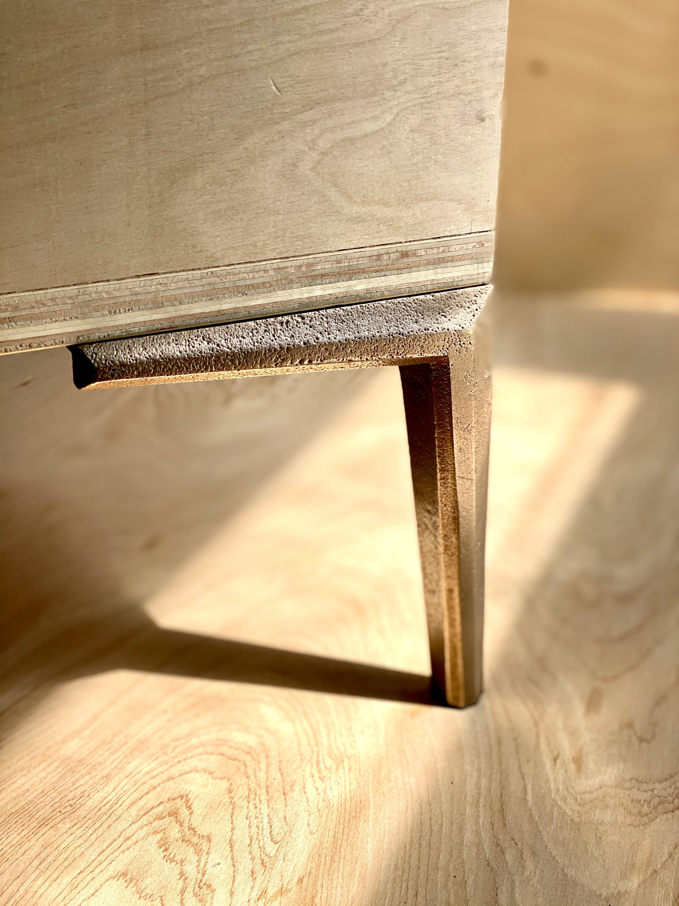 PYRA series cast bronze furniture/vanity leg, 6