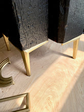 PYRA series cast bronze furniture/vanity leg, 6" tall.