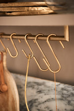 PYRA series, 18" cast bronze mitred handle, appliance pull, hanging rack.