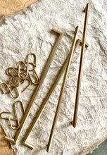 PYRA series, 18" cast bronze mitred handle, appliance pull, hanging rack.